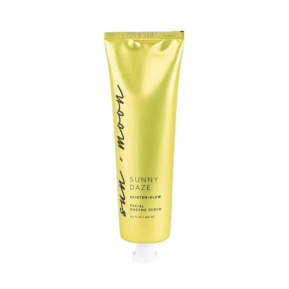 NIB Sun + Moon Sunny Daze Glisten+Glow Facial Gel Enzyme Scrub 5.1 Fl. Oz/150 ml - Picture 4 of 7